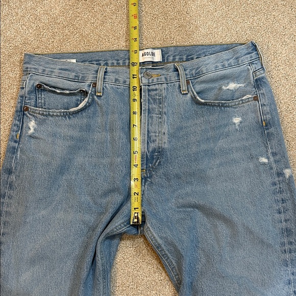 Agolde Parker Relaxed High Rise Straight Jeans in Swapmeet 30 - Picture 13 of 14